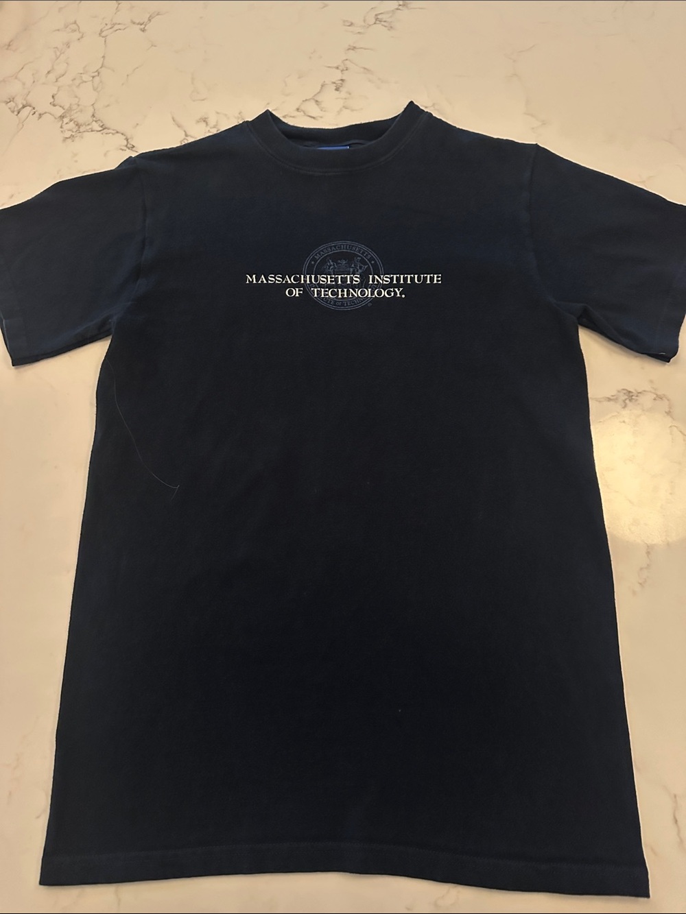 Men's Navy Short Sleeve Champion MIT T-Shirt